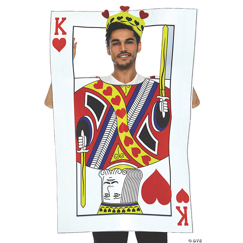 Men's Carded King Costume Image