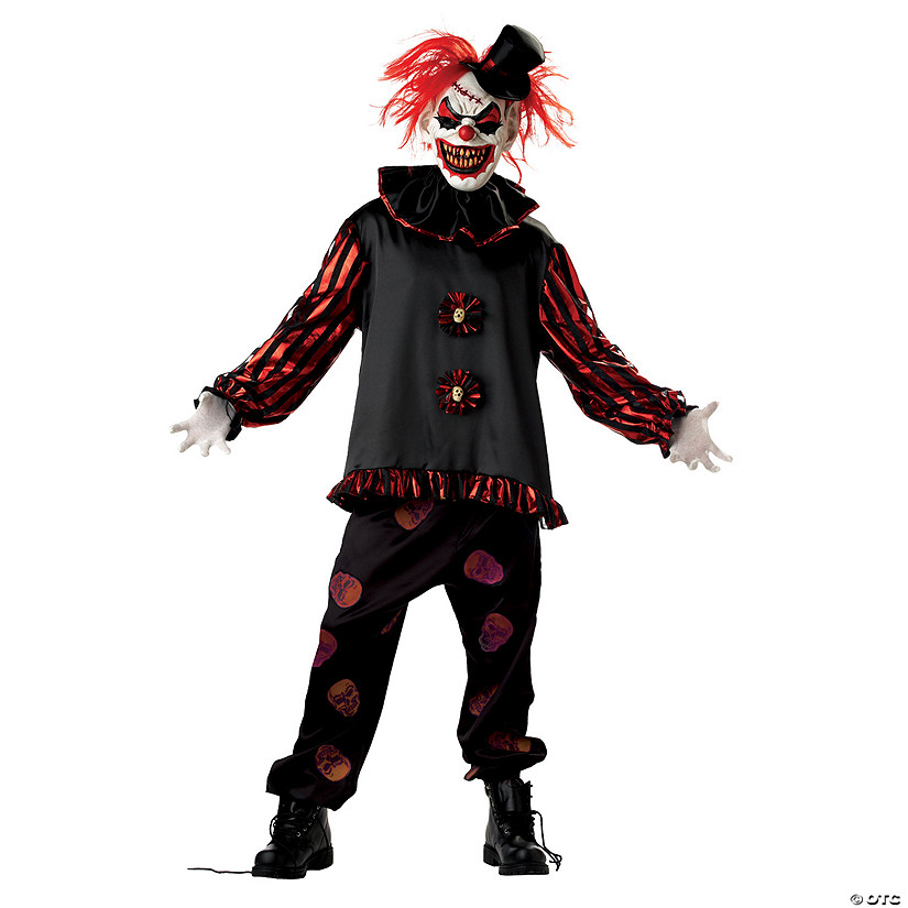 Men's Carver the Killer Clown Costume Image