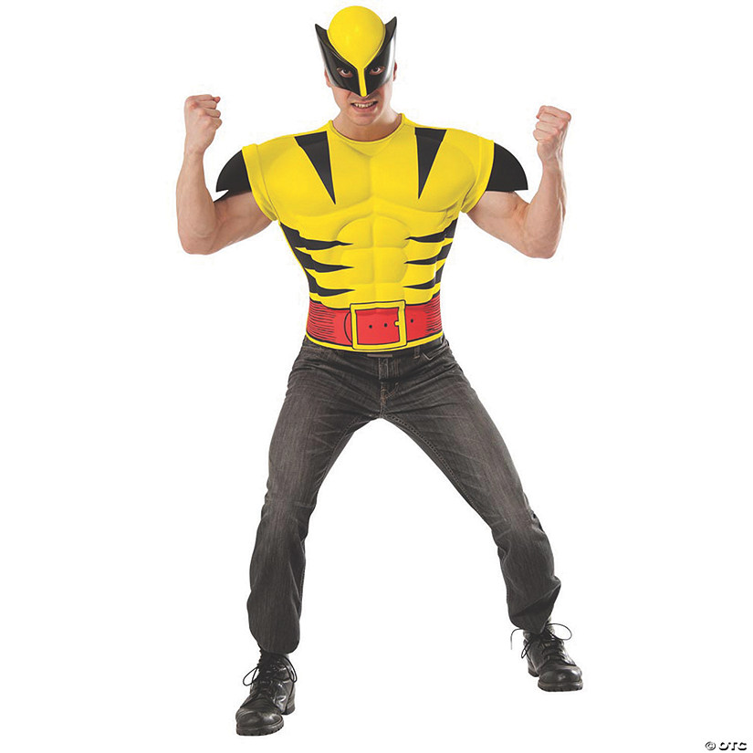Men's Chest Shirt Wolverine Costume Image