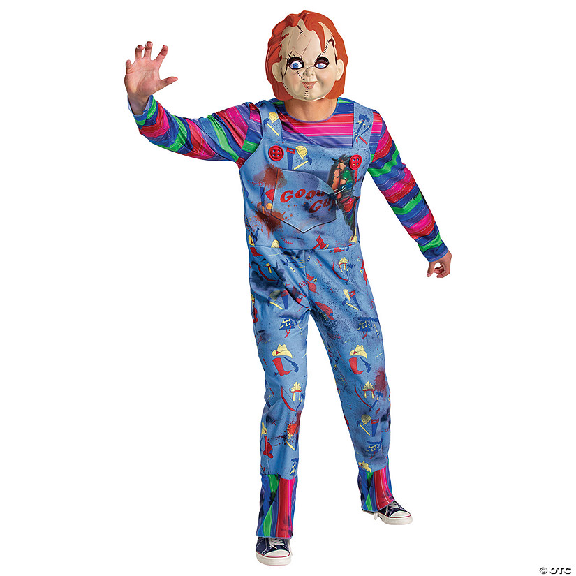 Men's Chucky Deluxe Costume - Plus Image