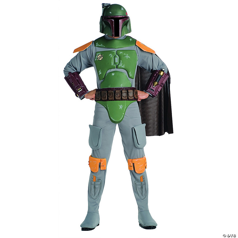Men's Classic Deluxe Star Wars&#8482; Boba Fett Costume Image