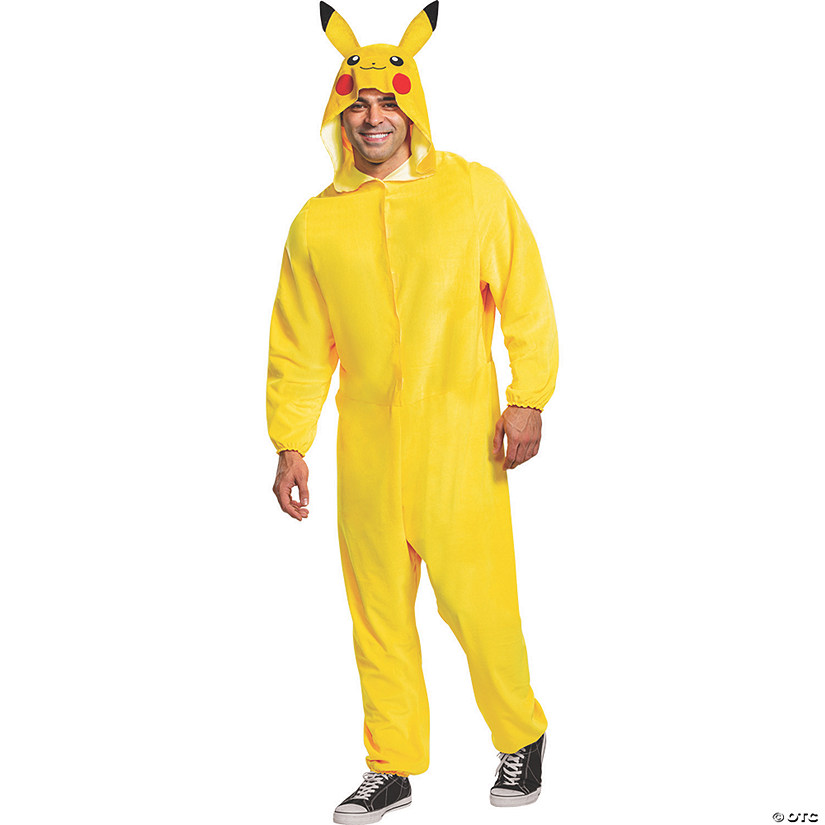 Men's Classic Pikachu Costume - Small/Medium Image