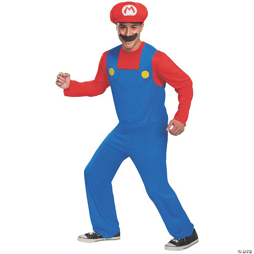 Men's Classic Super Mario Bros.&#8482; Mario Costume - 42-46 Image