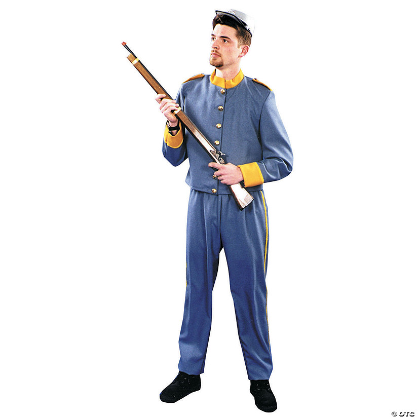 Men's Confederate Enlisted Uniform Costume - Large Image
