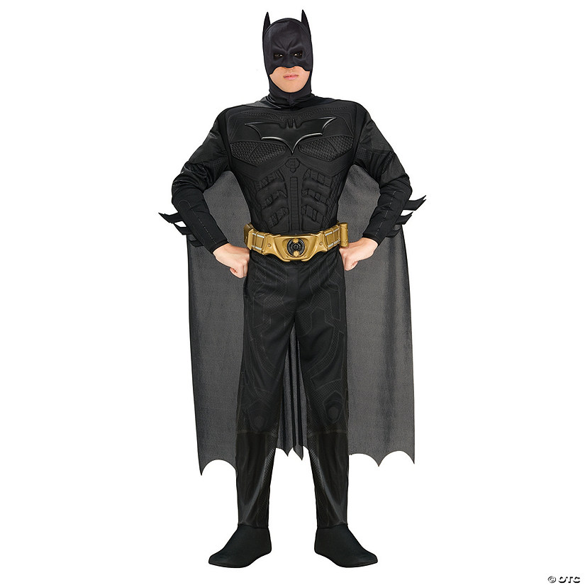 Men's Dark Knight Trilogy Deluxe Batman Costume Image