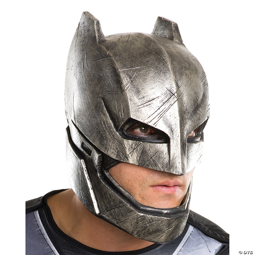 Men's Dawn Of Justice Latex Batman Mask Image