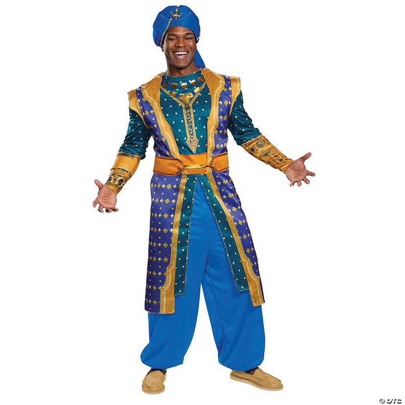 Men's Deluxe Aladdin&#8482; Live Action Genie Costume - Standard Image