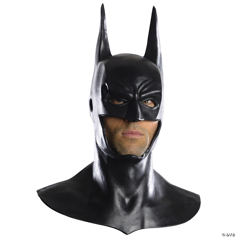 Men's Deluxe Batman Mask With Cowl Image