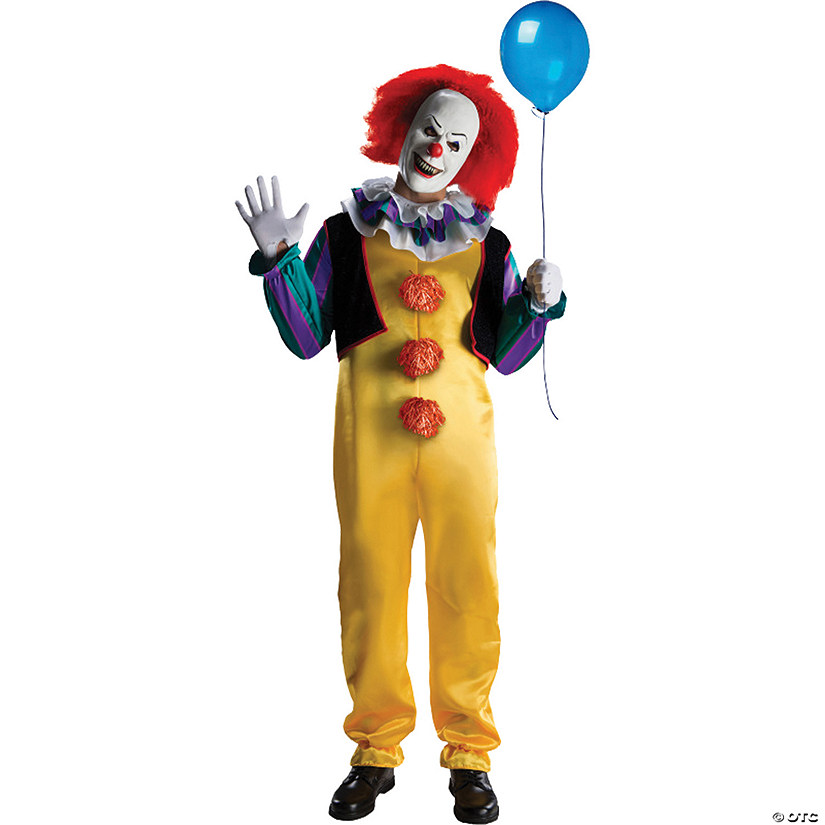 Men's Deluxe Classic Pennywise Costume Image