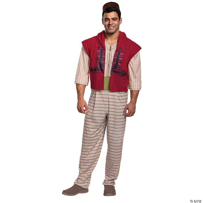 Men's Deluxe Live Action Aladdin&#8482;  Costume - Standard Image