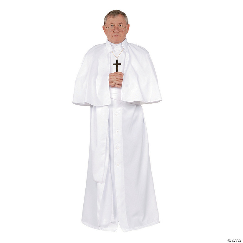 Men's Deluxe Pope Costume - Standard Image