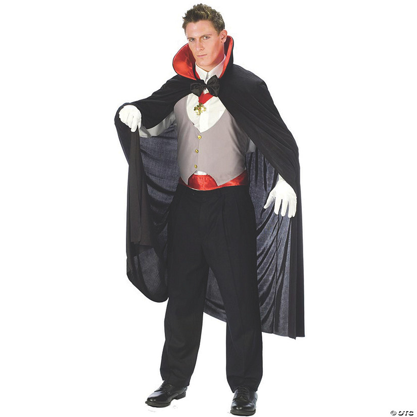 Men's Deluxe Red Vampire Costume Image