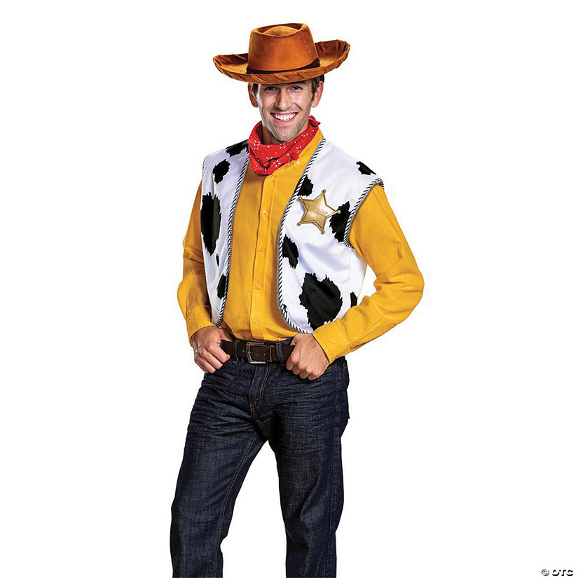 Men's Deluxe Toy Story 4&amp;#8482; Woody Costume Kit Image