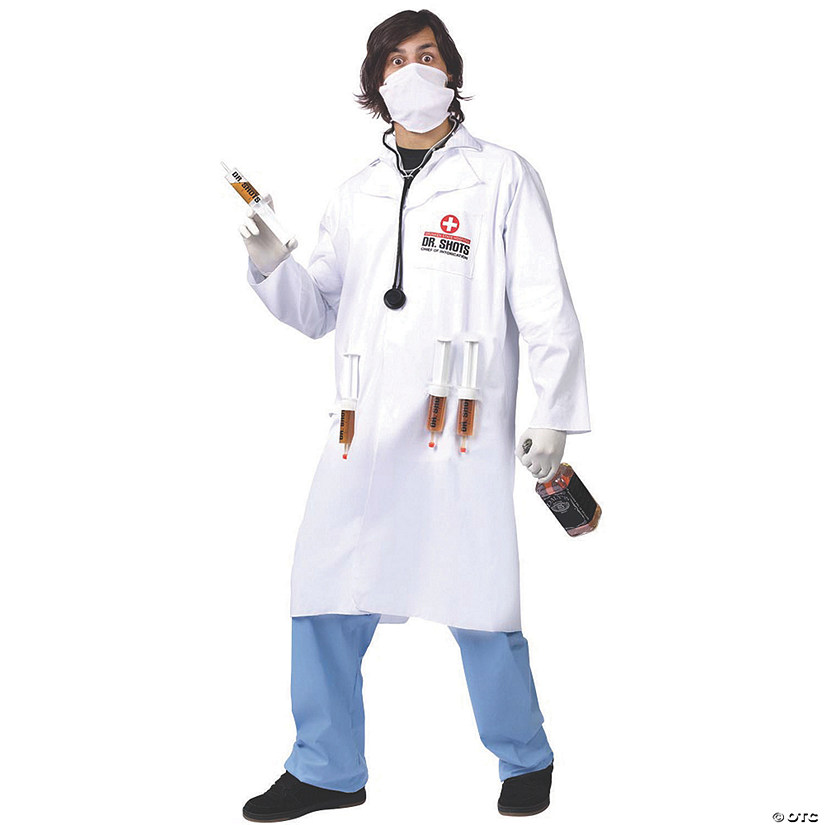 Men's Dr. Shots Costume - Standard Image