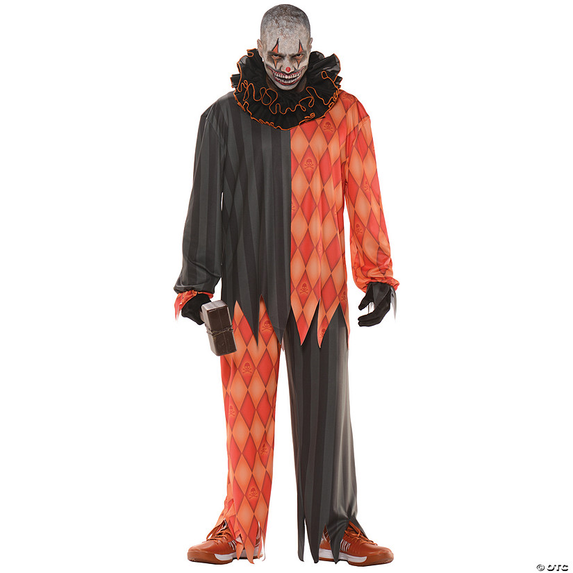 Men's Evil Clown Costume Image