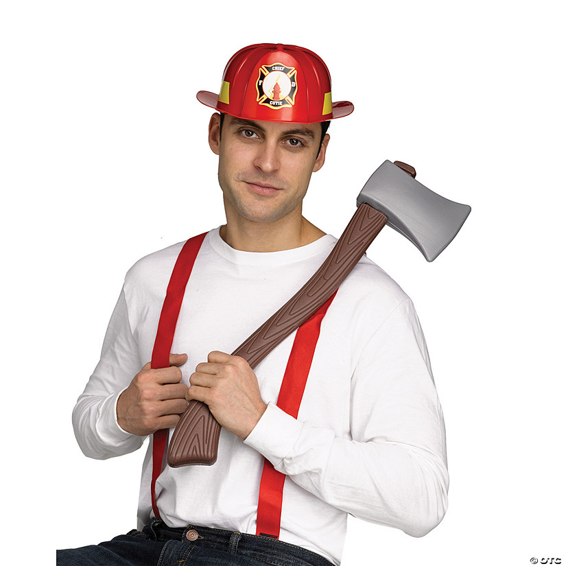 Mens Fireman Costume Kit Image