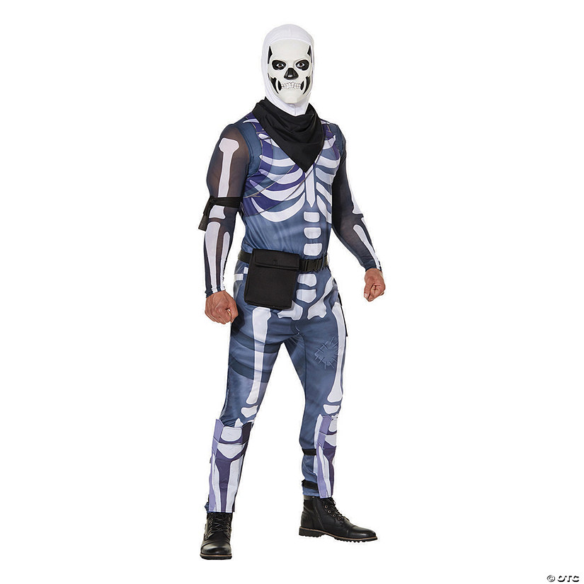 Men's Fortnite Skull Trooper Costume Image
