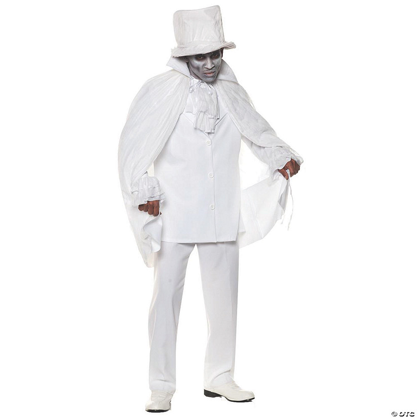 Men's Ghostly Spirit Costume Image