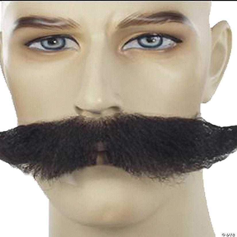 Men's Giant Synthetic Mustache Image
