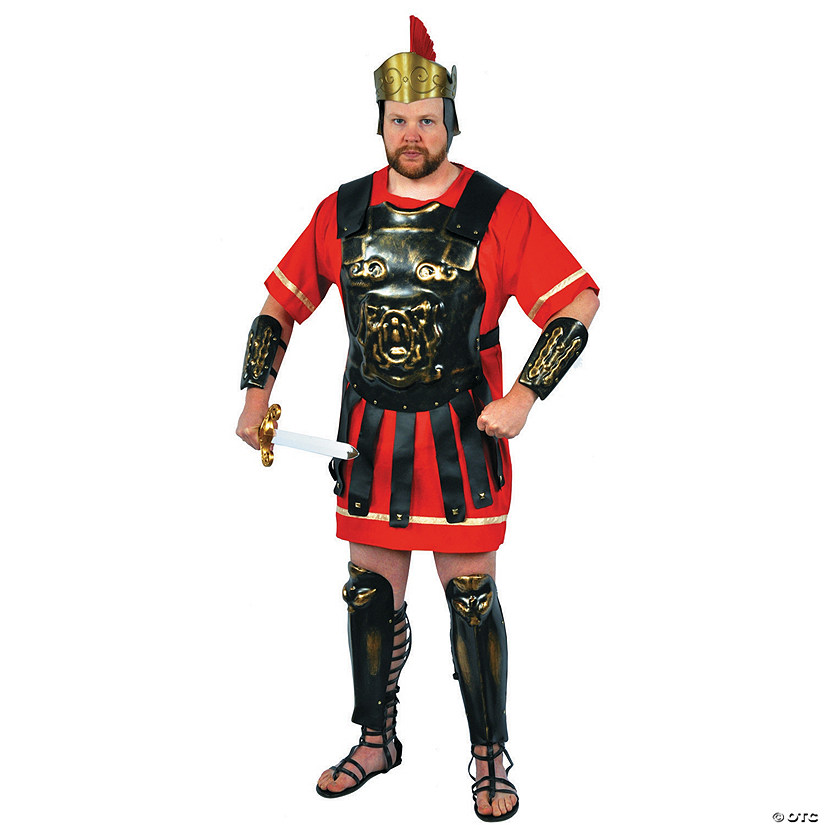 Men's Gold Wash Roman Armor Costume - Standard Image