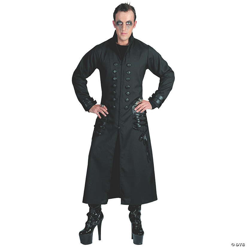 Men's Goth Coat Costume - Medium Image