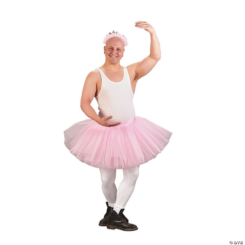 Men's Grande Pink Tutu Costume Image
