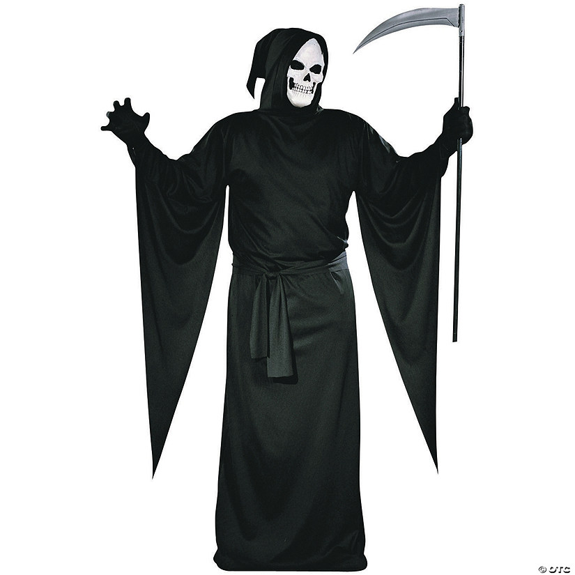Men's Grim Reaper Robe Costume Image