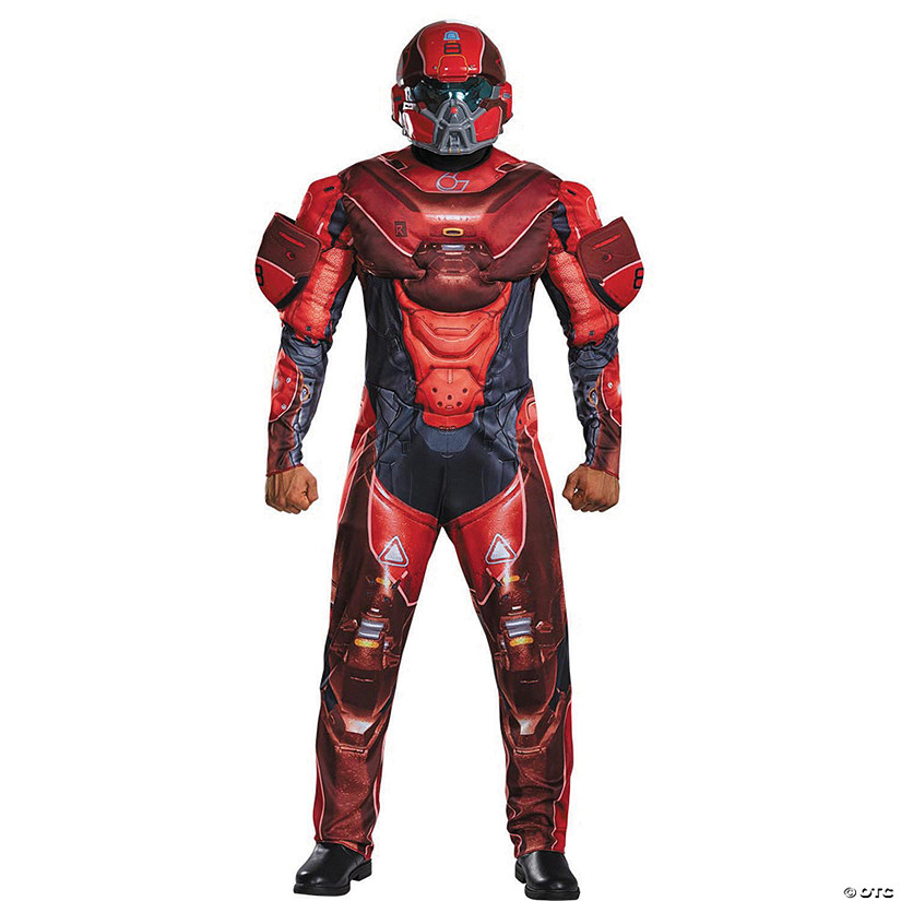Men's Halo Red Spartan Costume - Extra Large Image
