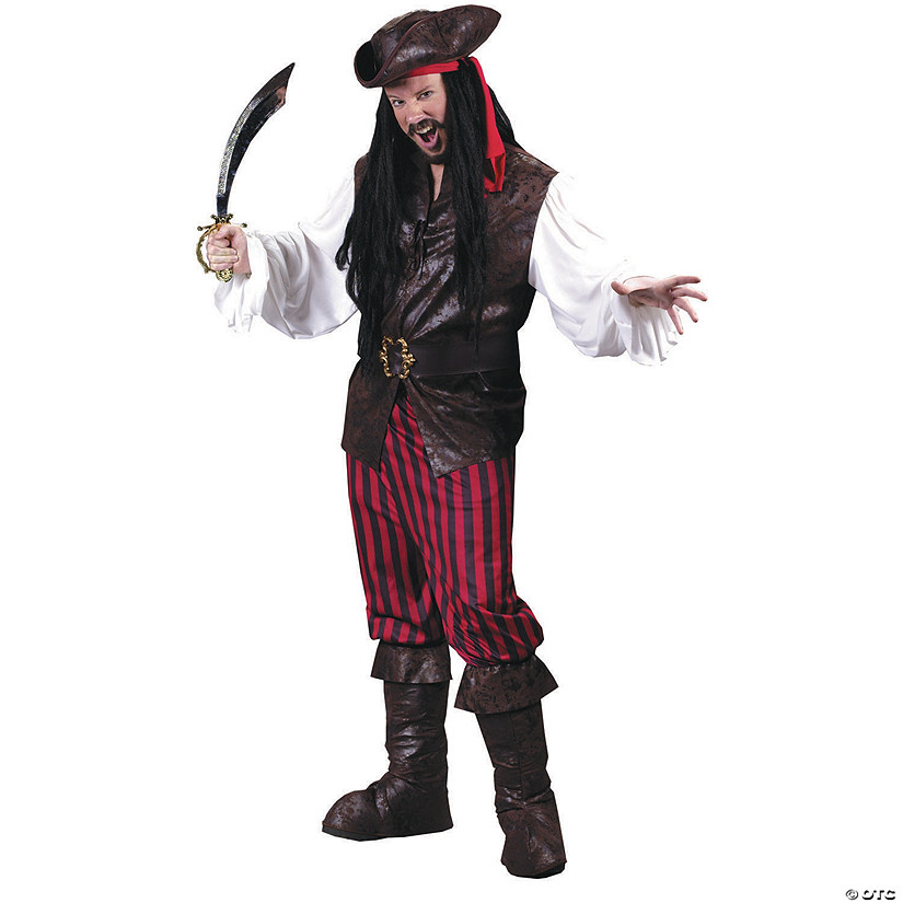 Men's High Seas Buccaneer Pirate Costume Image