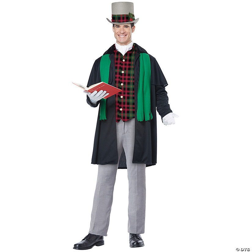 Men's Holiday Caroler Costume Image