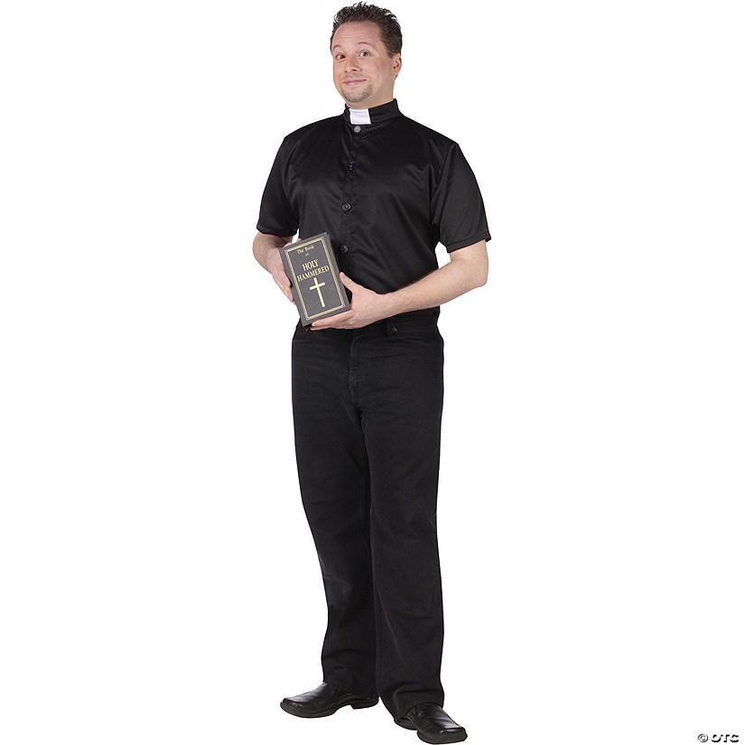 Men's Holy Hammered Priest Costume Image