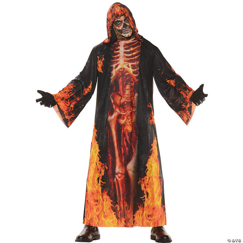 Men's Horror Skeleton Robe Image