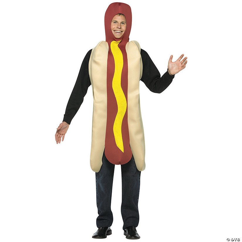Men's Hot Dog Costume Halloween Express