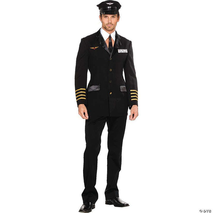 Men's Hugh Jorgan Pilot Costume Image