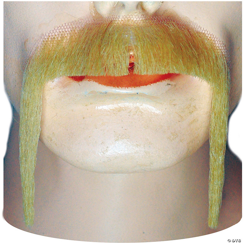 Men's Human Hair Fu Manchu Mustache Image