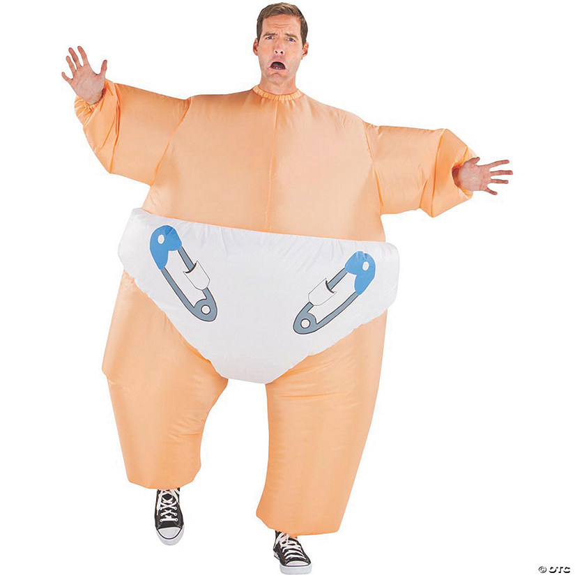 Men's Inflatable Big Baby Costume Image