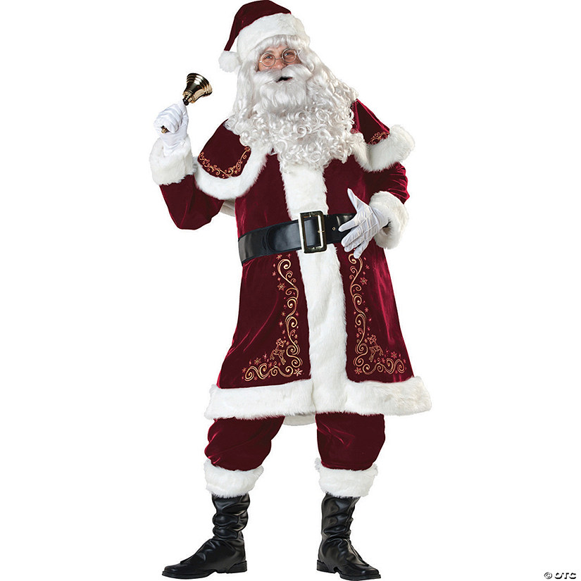 Men's Jolly Ol' St Nick Santa Costume Image