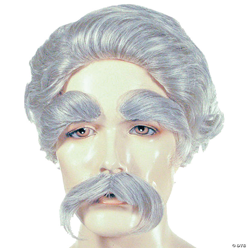 Men's Mark Twain Wig Set Image