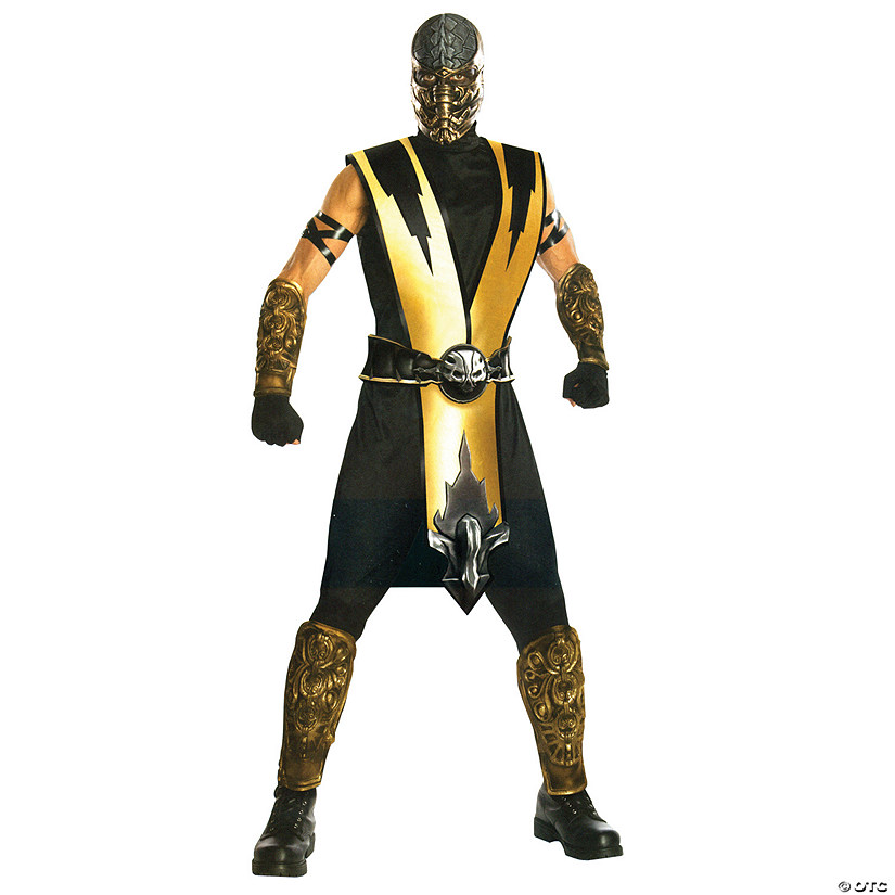 Men's Mortal Kombat Scorpion Costume Image