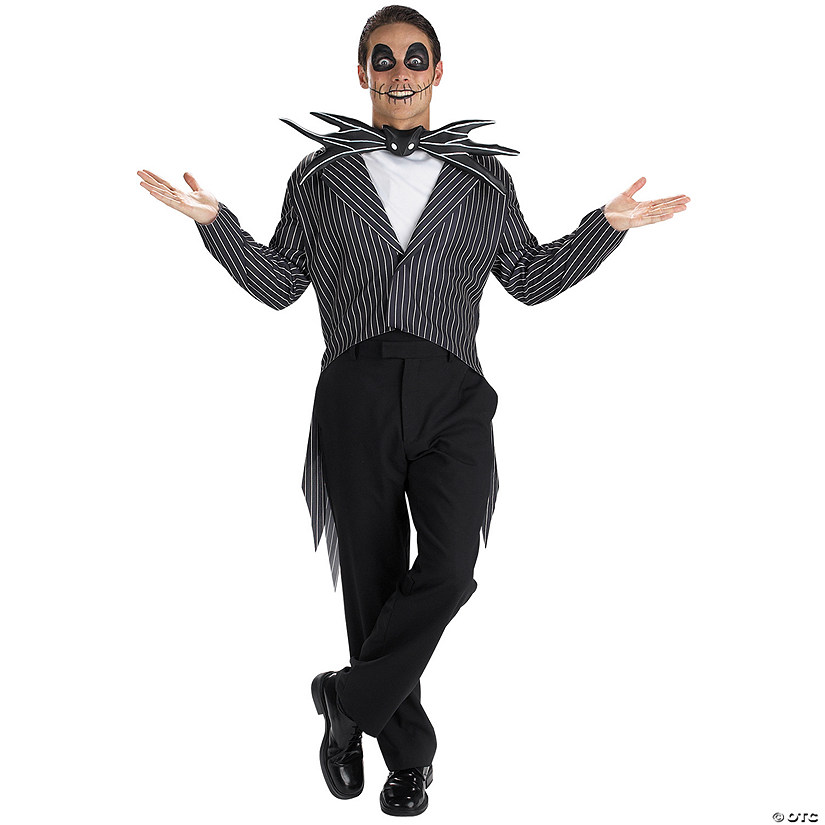 Men's Nightmare Before Christmas Jack Skellington Costume Image