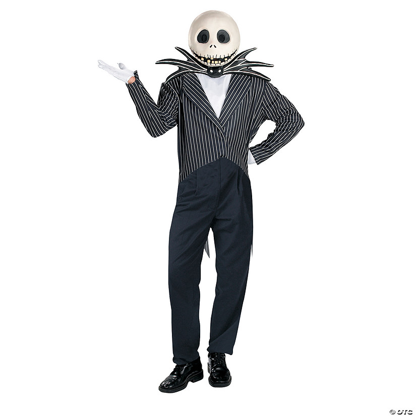 Men's Nightmare Before Christmas Jack Skellington Costume Image