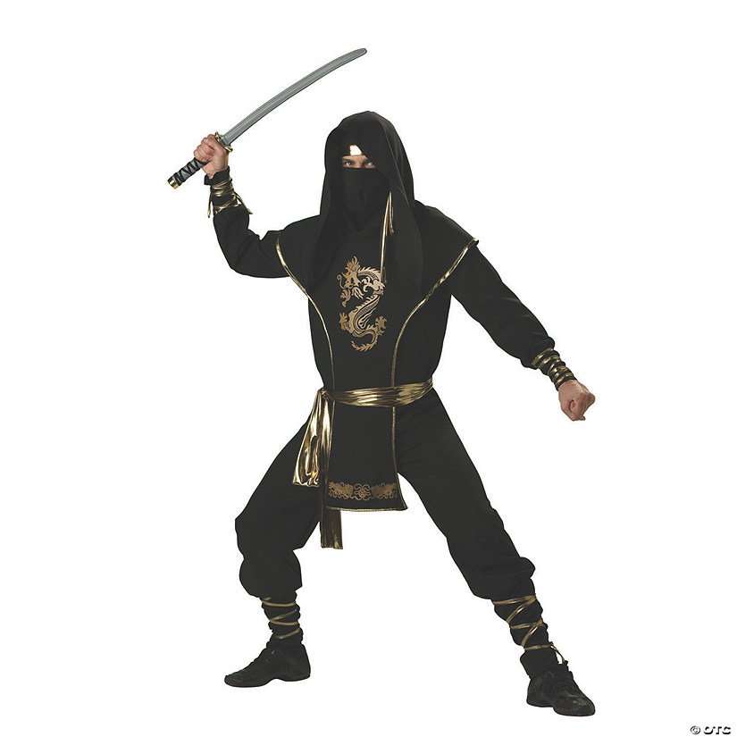 Men's Ninja Warrior Costume - Medium Image