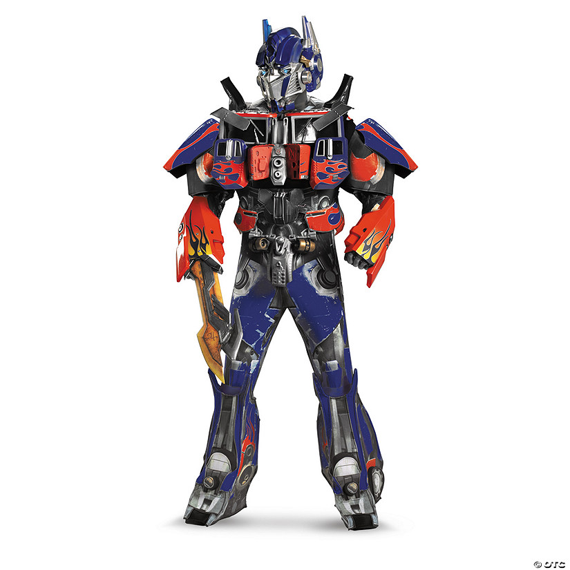 Men's Optimus Prime Theatrical/Rental Quality Costume - Transformers Movie 5 Image