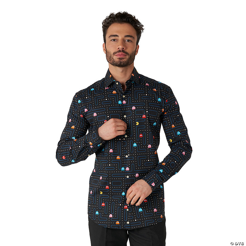 Men's Pac Man&#8482; Dress Shirt Image