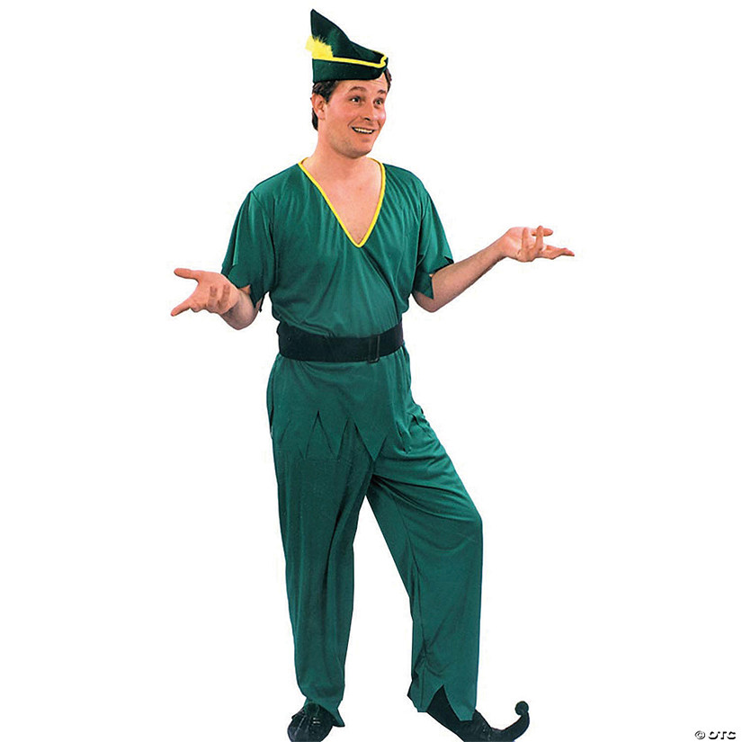Men's Peter Pan Elf Robin Hood Costume Image