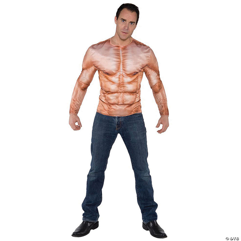 Men's Photo Real Shirt Muscle Padded Costume Image