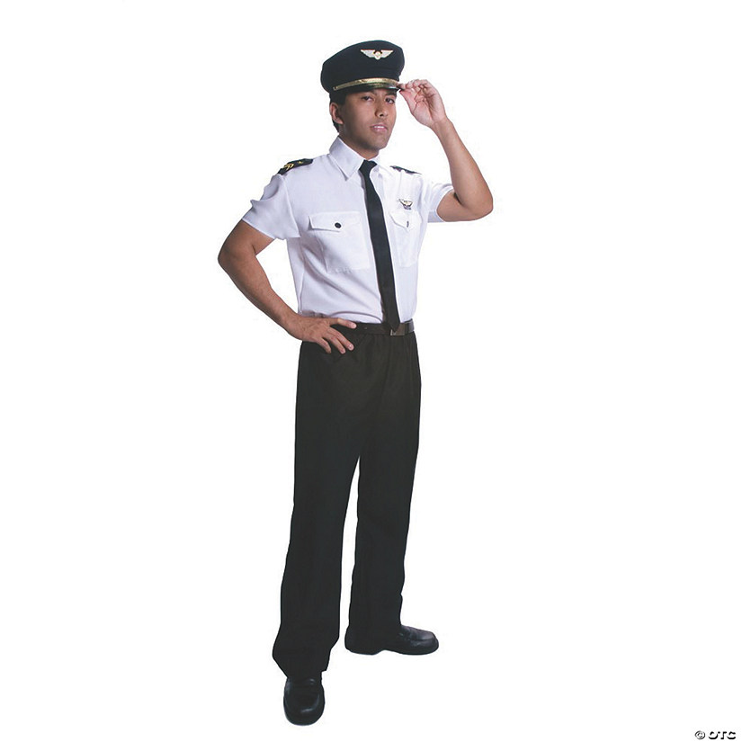 Men's Pilot Costume - Large Image