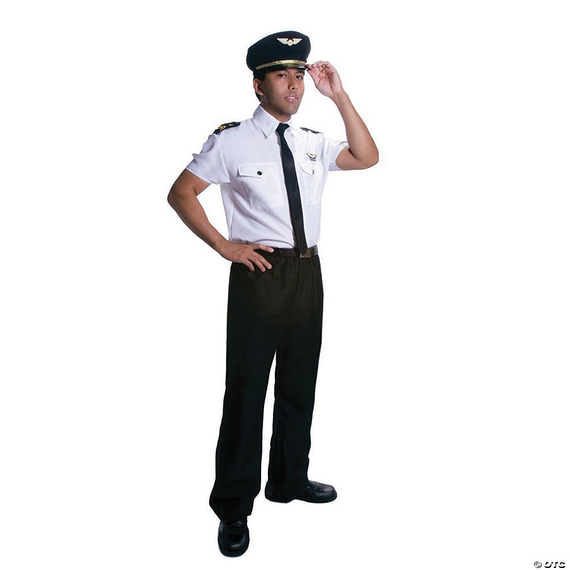 Men's Pilot Costume Image