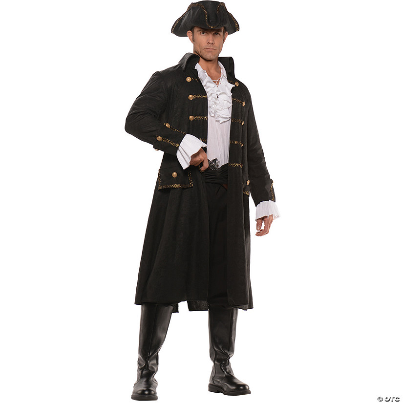 Men's Pirate Captain Darkwater Costume Image