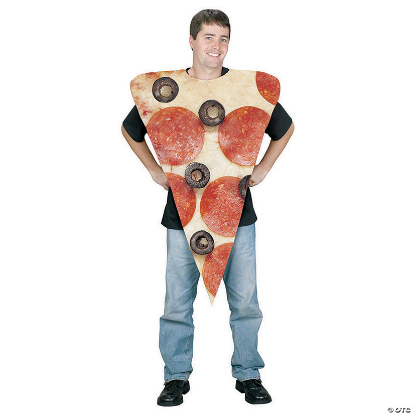 Men's Pizza Slice Costume Image